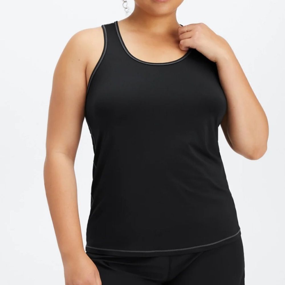 Fabletics Phoenix Lite Racerback Tank Black  M NWT‎ in packaging